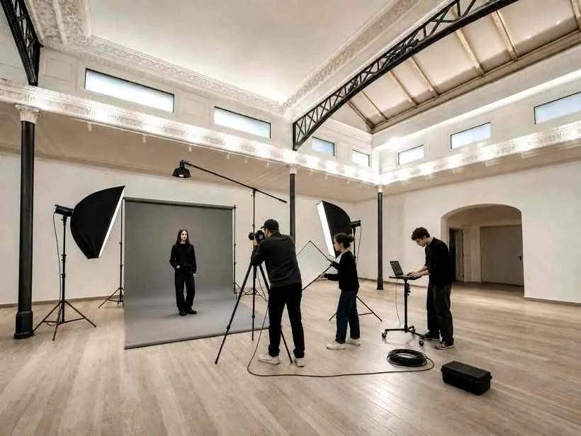 Set fotografico, Studio Liberty Via del Monte della Farina 51 Roma — studio fotografico Roma centro